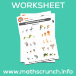 Circle the smallest animal - Worksheet for kids