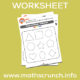Tracing shapes worksheet for kids