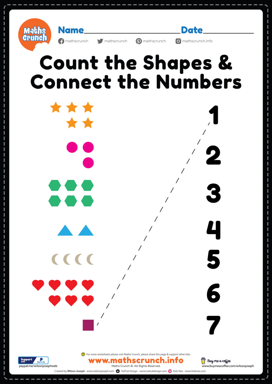 Connect Numbers Worksheet Pdf