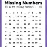 Number worksheets