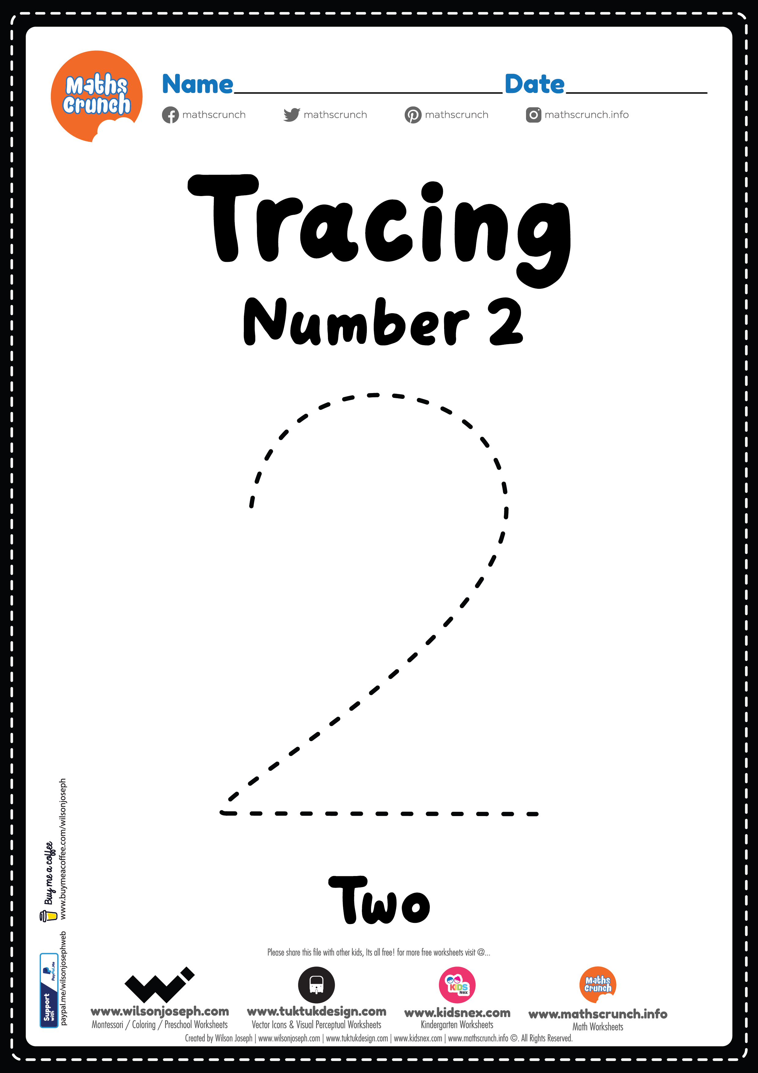 printable worksheet number 2