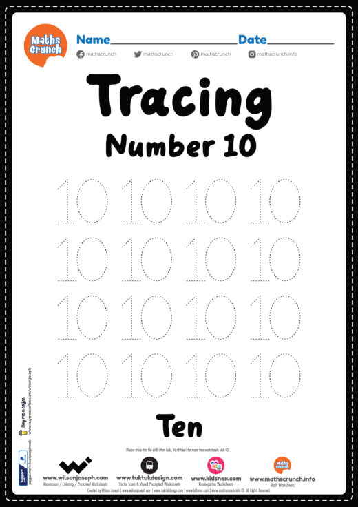 Tracing Number 10