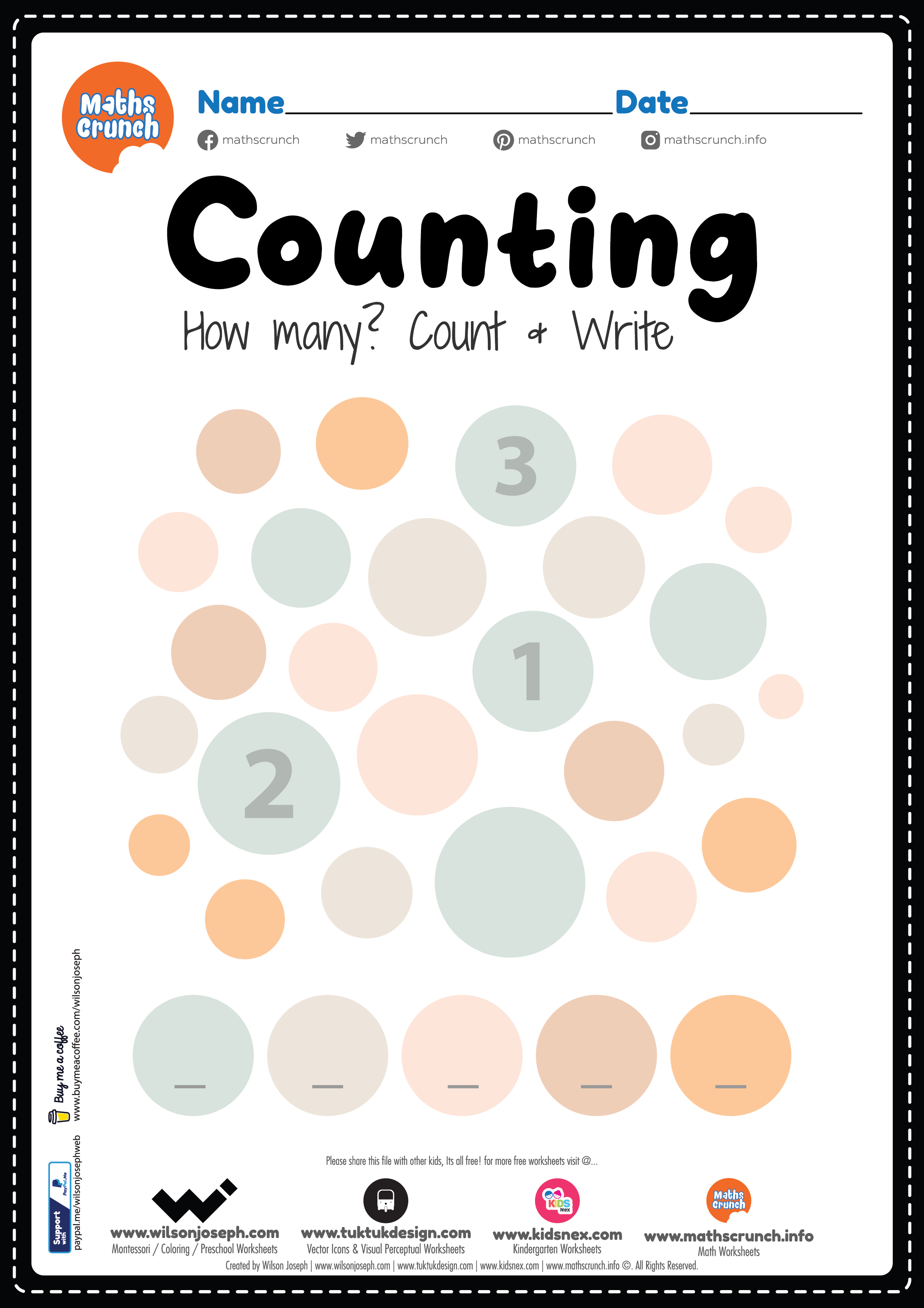 Counting Worksheet