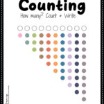 Counting Worksheet for Montessori