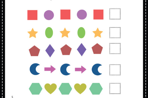 Cut the Shapes Worksheet