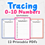 number tracing worksheets